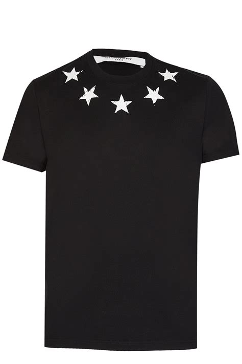 givenchy gold star tee|givenchy graphic shirts.